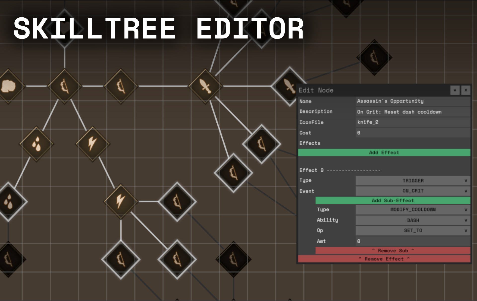 Skilltree Editor